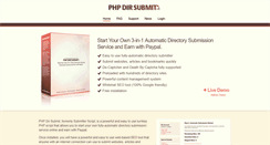 Desktop Screenshot of phpdirsubmit.com